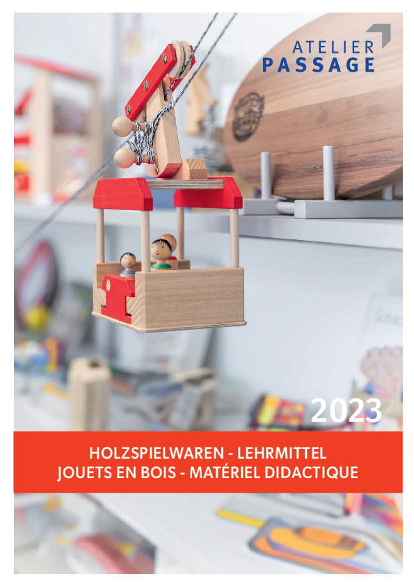 Aktueller Katalog für Holzspielzeuge aus unserer Holzmanufaktur 